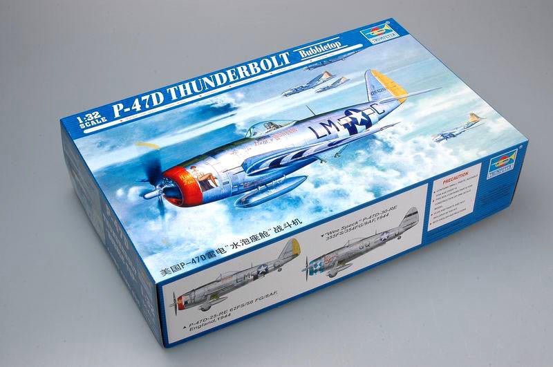 Trumpeter 1/32 P-47D Bubbletop Thunderbolt 2263 