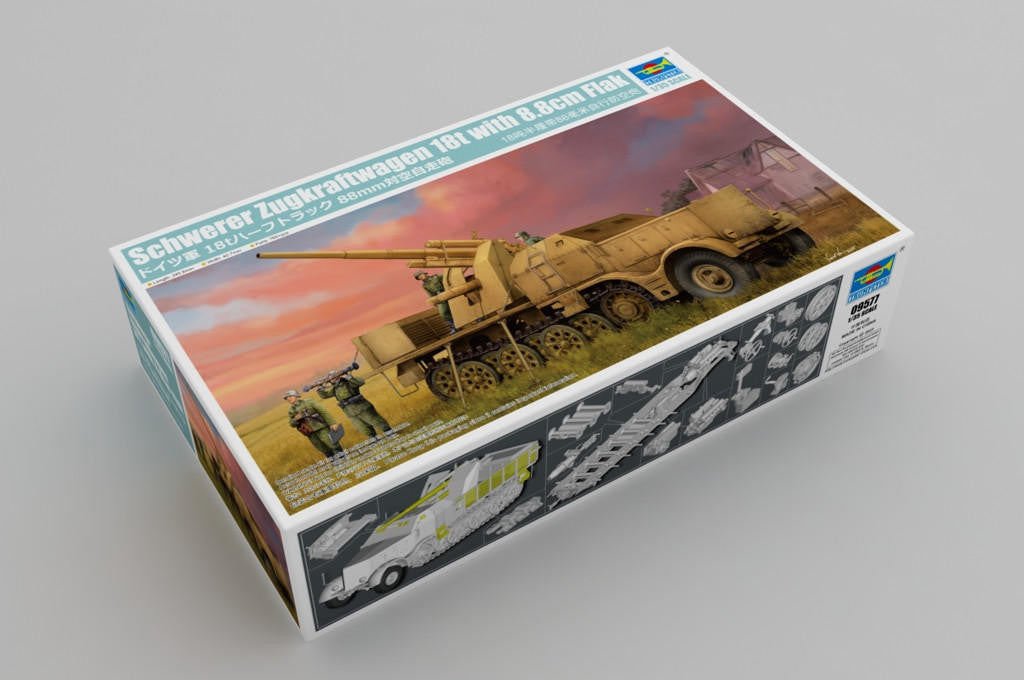 Trumpeter 1/35 Zugkraftwagen 88mm 18t Halftrack 9577 