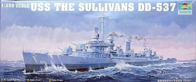 Trumpeter 1/350 USS The Sullivans Destroyer DD-537 5304