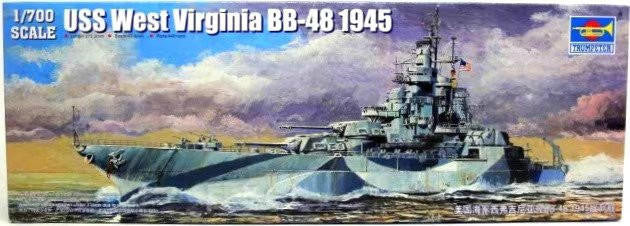 Trumpeter 1/700 USS West Virginia 1945 5772 