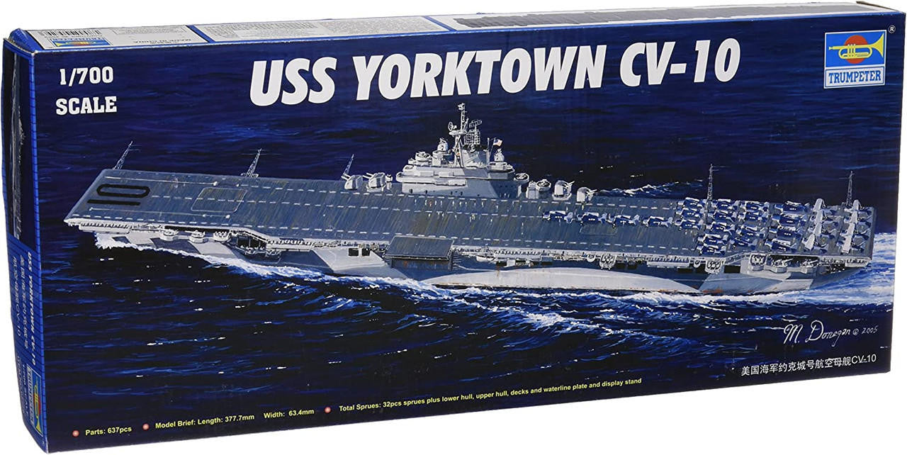 Trumpeter 1/700 USS Yorktown CV-10 5729 