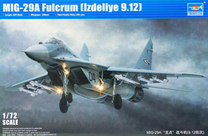 Trumpeter 1/72 MiG-29A Fulcrum Series 9.12 1674