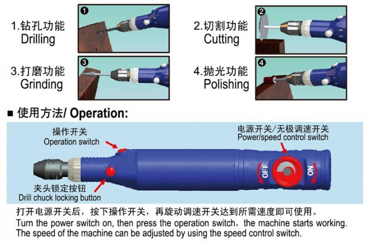 Trumpeter Electric Grinder / Drill 9953