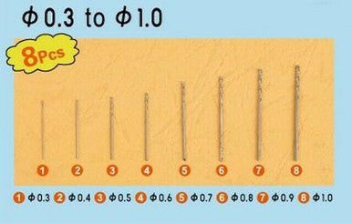 MasterTools Drill Bit Set (.3mm - 1mm) 9954