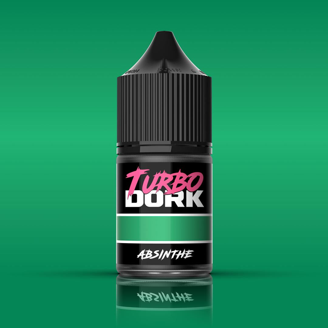 Turbo Dork Absinthe Metallic Acrylic Paint 22ml Bottle 