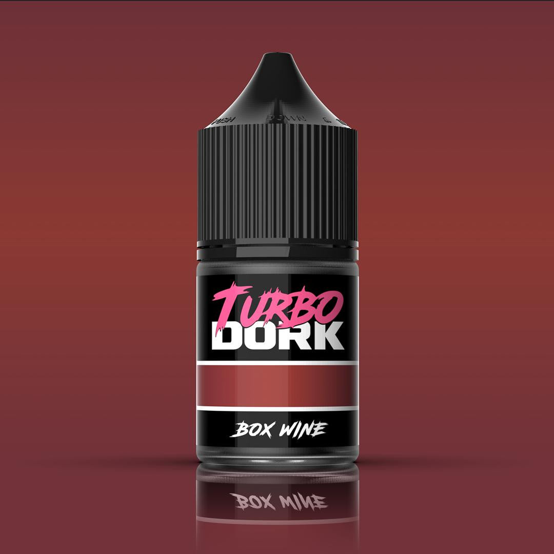 Turbo Dork Box Wine Metallic Acrylic Paint 22ml Bottle 