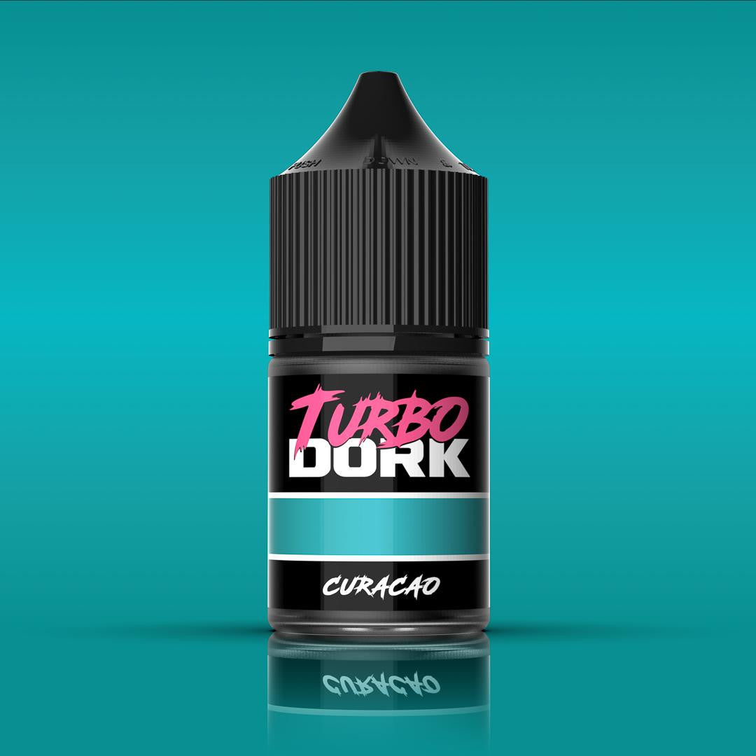 Turbo Dork Curacao Metallic Acrylic Paint 22ml Bottle 