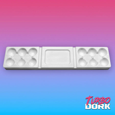 Turbo Dork Non-stick Silicone Dry Palette (12 Well) (White) 