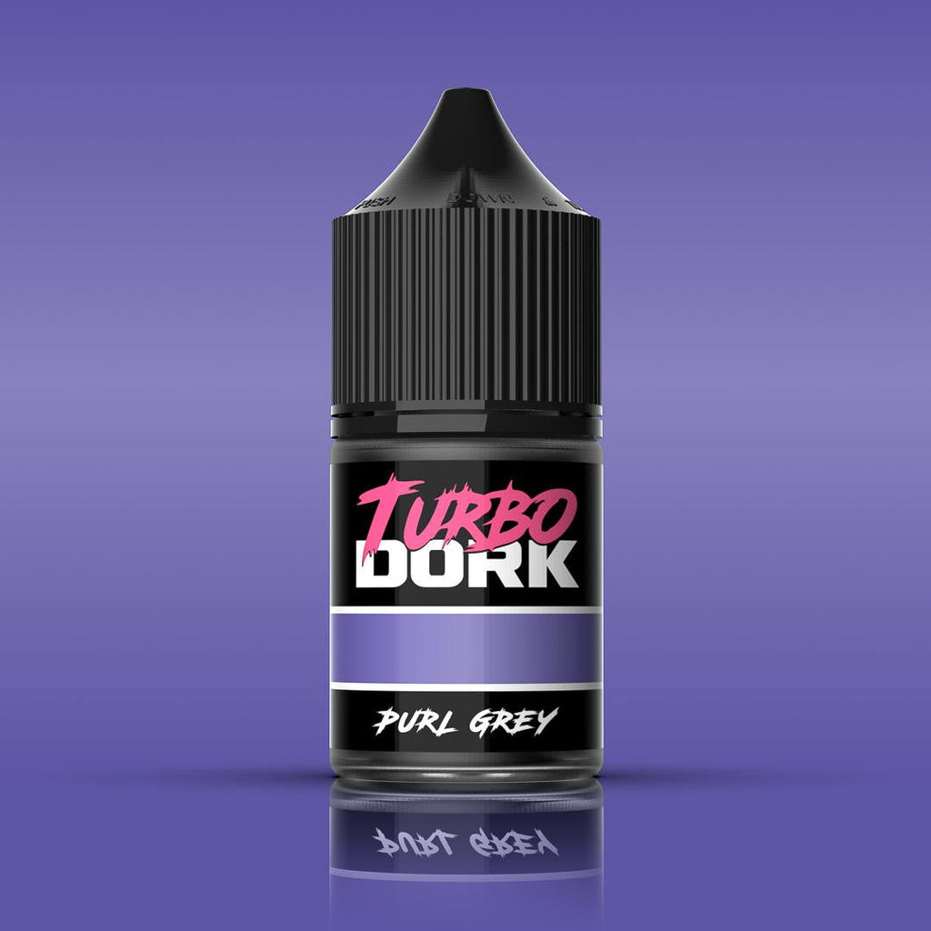 Turbo Dork Purl Grey Metallic Acrylic Paint 22ml Bottle 