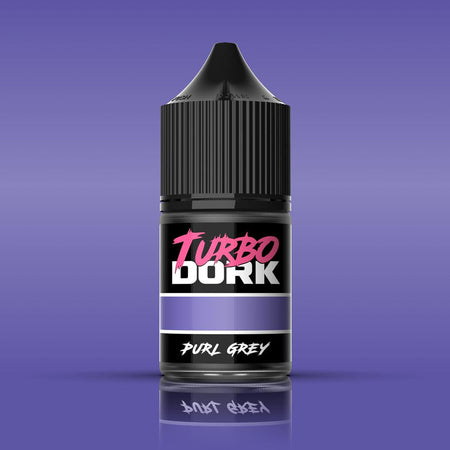 Turbo Dork Purl Grey Metallic Acrylic Paint 22ml Bottle 