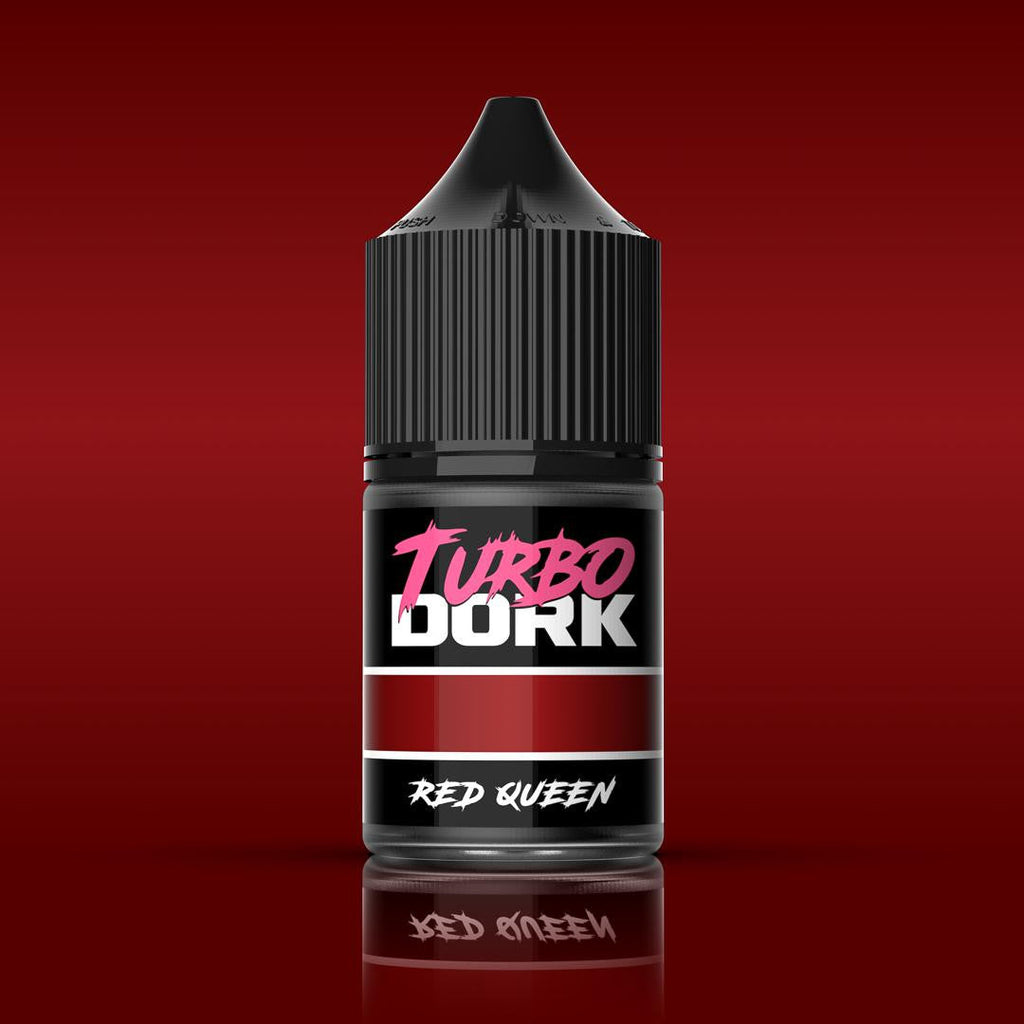 Turbo Dork Red Queen Metallic Acrylic Paint 22ml Bottle 