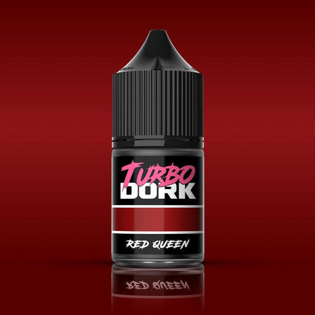 Turbo Dork Red Queen Metallic Acrylic Paint 22ml Bottle 