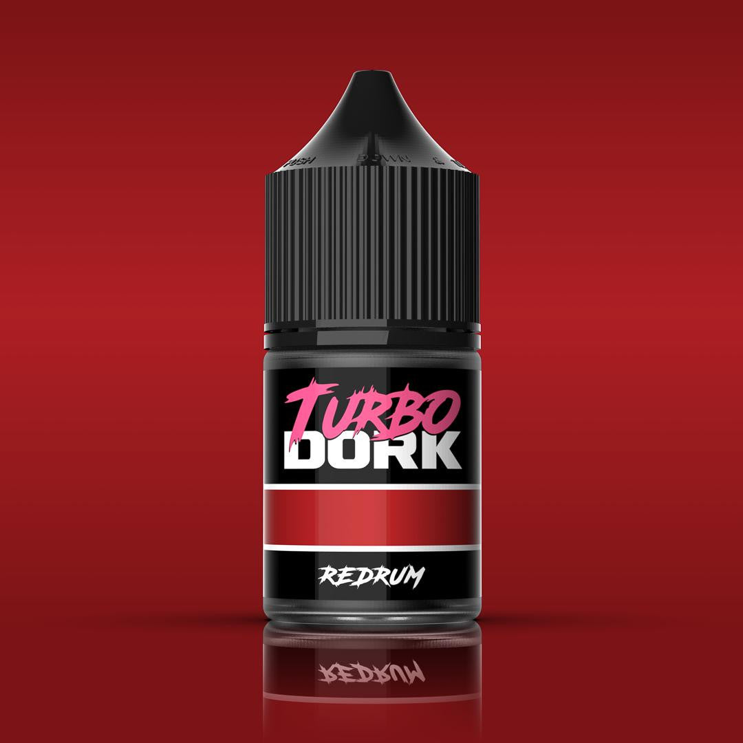 Turbo Dork Redrum Metallic Acrylic Paint 22ml Bottle 