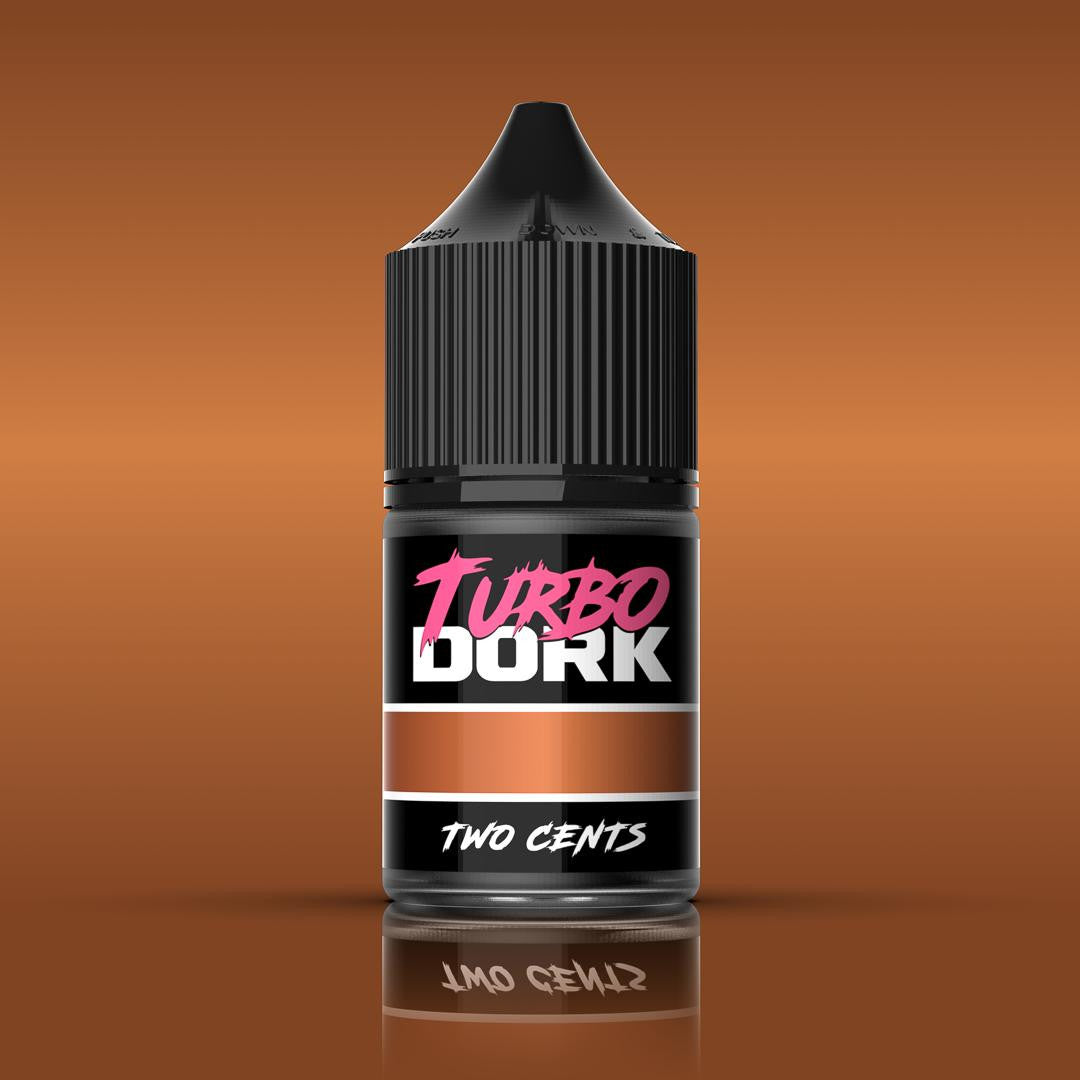 Turbo Dork Two Cents Metallic Acrylic Paint 22ml Bottle 