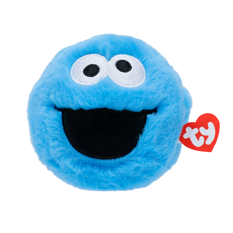 TY Beanie Bouncers Cookie Monster Sesame Street front view