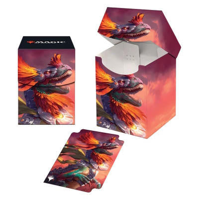 Ultra PRO Deckbox: PRO 100+ MTG- The Lost Caverns of Ixalan- Pantlaza, Sun-Favored 