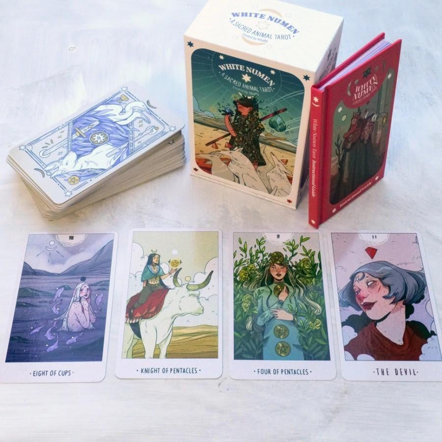 Union Square & Co. White Numen: A Sacred Animal Tarot Deck 