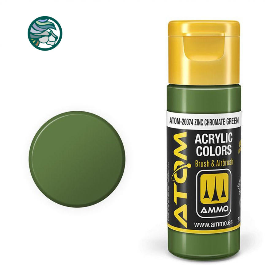 ATOM COLOR Zinc Chromate Green RAL6011 - FS34151 (20074)