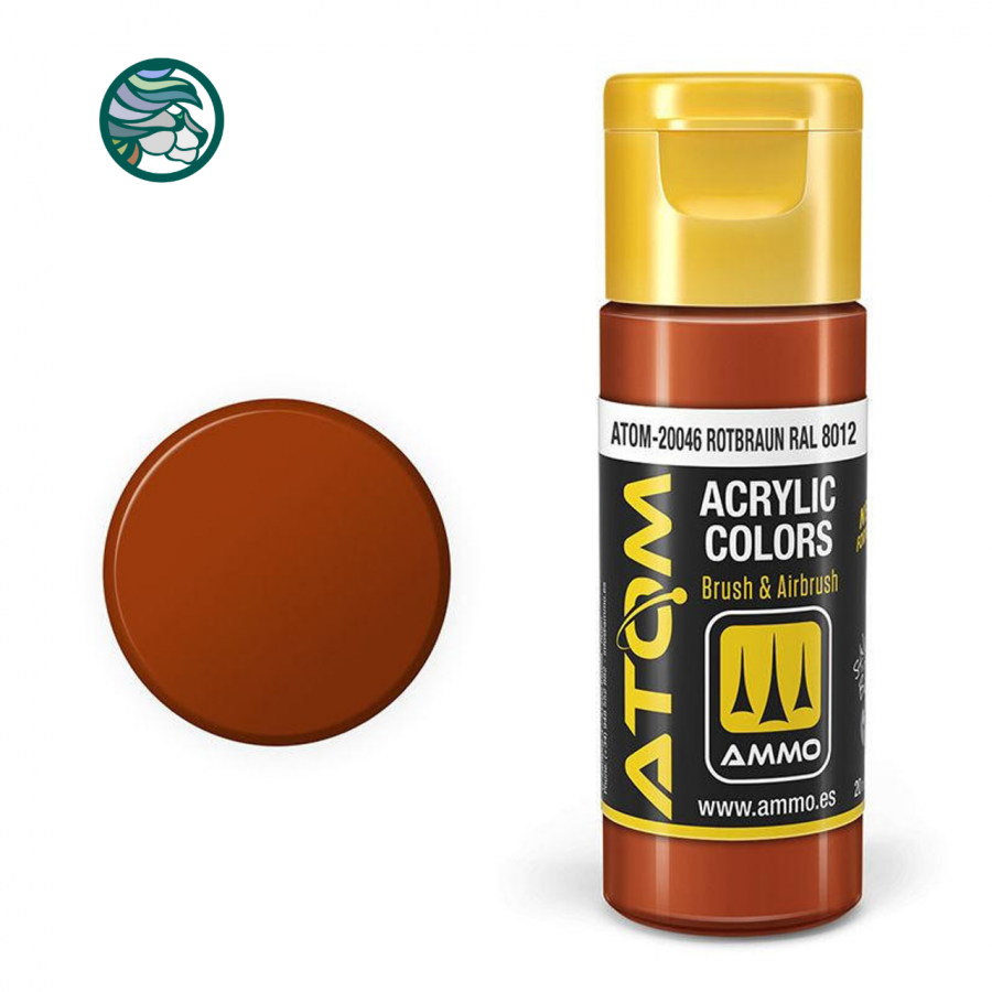 ATOM COLOR Rotbraun RAL 8012 (20046)