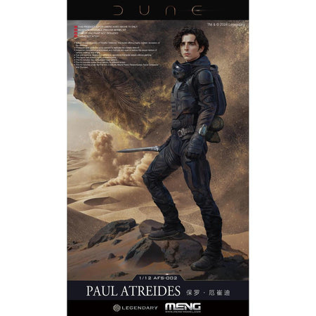 Meng AFS002 Dune Paul Atreides 1/12 model kit box
