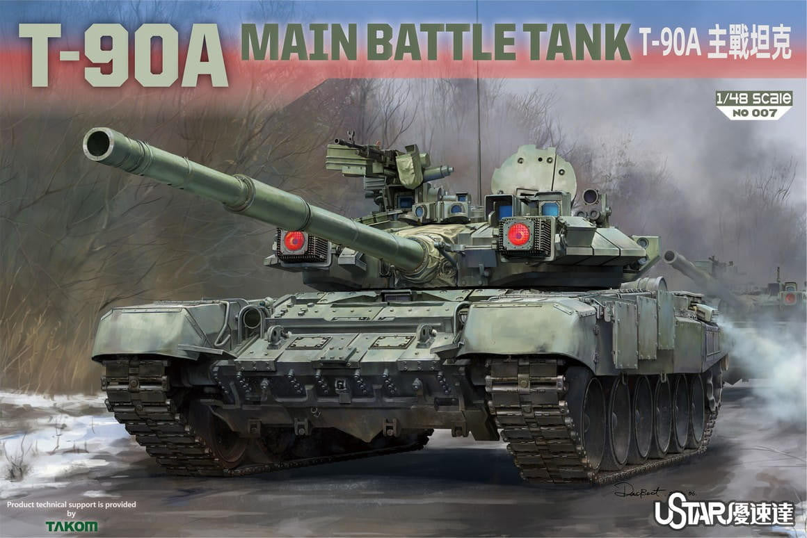 UStar by Takom 1/48 T-90A Russian MBT NO-007 