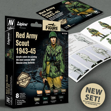 1/35 Red Army Scout Figure, Paint & Steps 70248