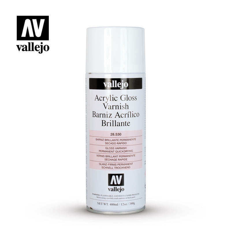 Vallejo Acrylic Gloss Varnish Spray 400ml 28530