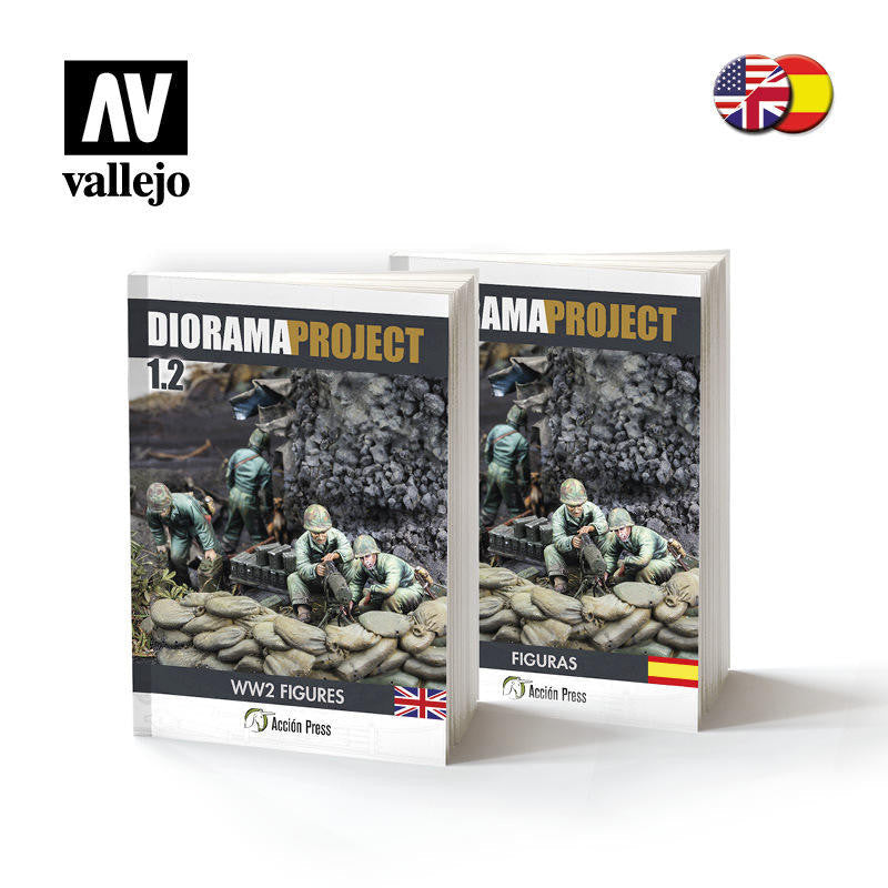 Vallejo Diorama Project 1.2 WWII Figures Modeling Guide 75041
