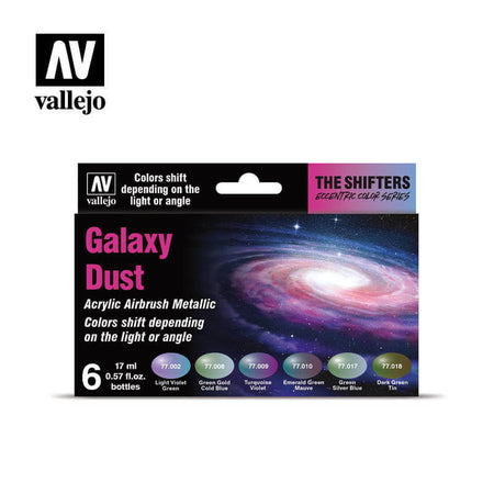 Vallejo Galaxy Dust Color Shift Metallic Set 6 77092