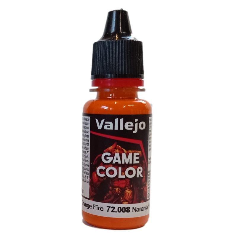 Vallejo Game Color: Orange Fire, 17 ml. 72008 