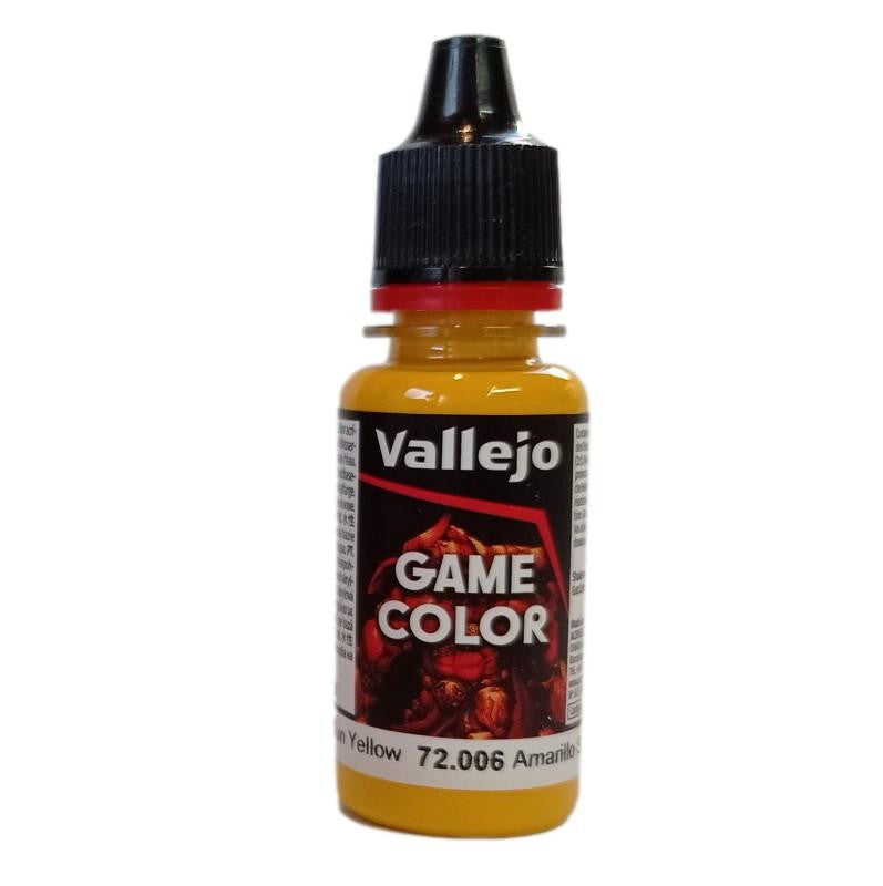 Vallejo Game Color: Sun Yellow, 17 ml. 72006 