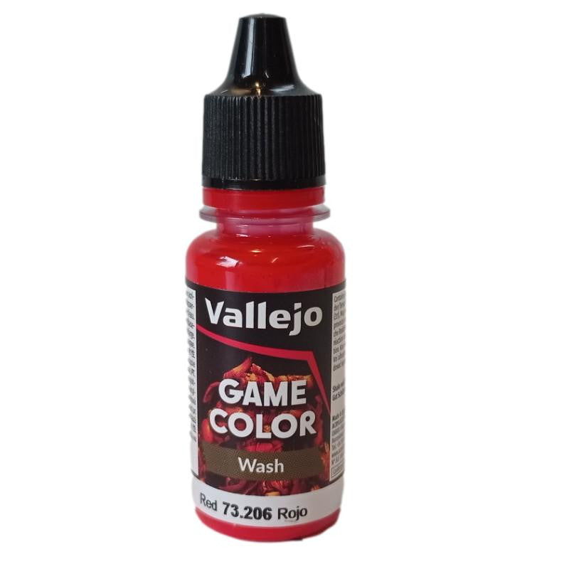 Vallejo Game Color: Washes- Red Wash, 17 ml. 73206 