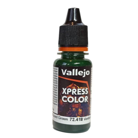 Vallejo Game Color: Xpress Color- Lizard Green, 18 ml. 72418 