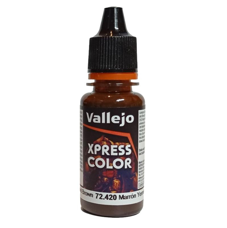 Vallejo Game Color: Xpress Color- Wasteland Brown, 18 ml. 72420 