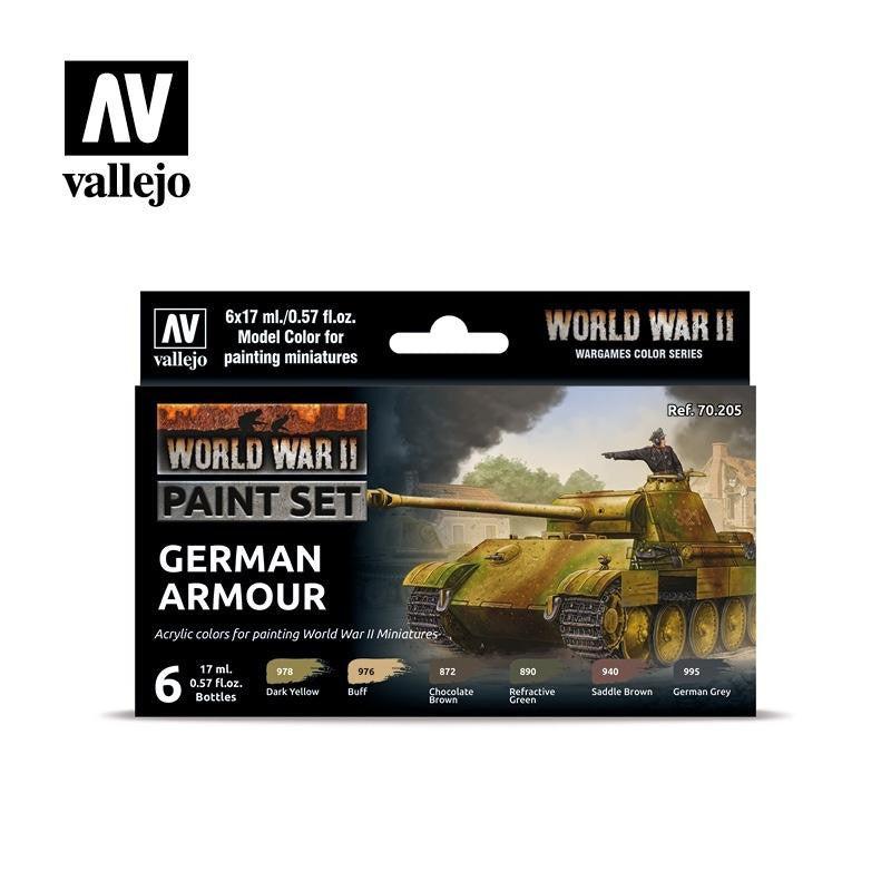 Vallejo German Armour - 6 Color Set