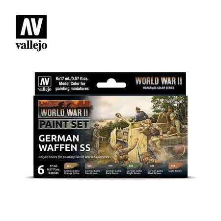 Vallejo German Waffen SS - 6 Color Set