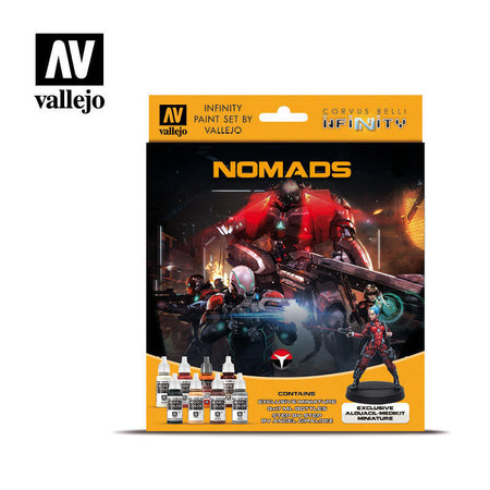 Vallejo Infinity Nomads Figure and Paint 8 Set 70233