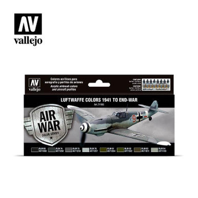 Luftwaffe Colors 1941 To End-War - 8 Color Set