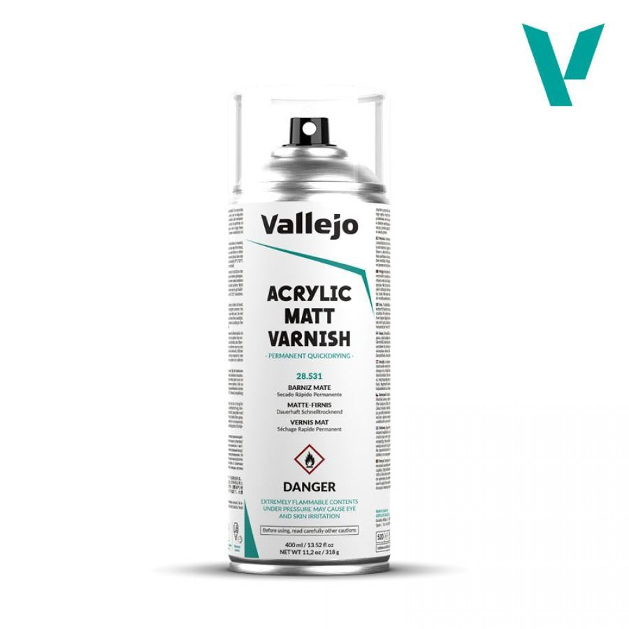 Vallejo Matt Varnish Acrylic Spray 400ml (28531) 
