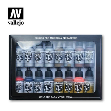 Vallejo Metallic Effects - 16 color Set