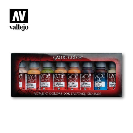 Vallejo Skin Tones - 8 Color Set
