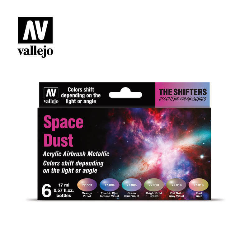 Vallejo Space Dust Color Shift Set Metallic6 77091