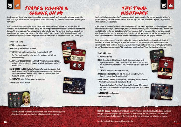 Van Ryder Games Final Girl Lore and Scenario Book Series 1