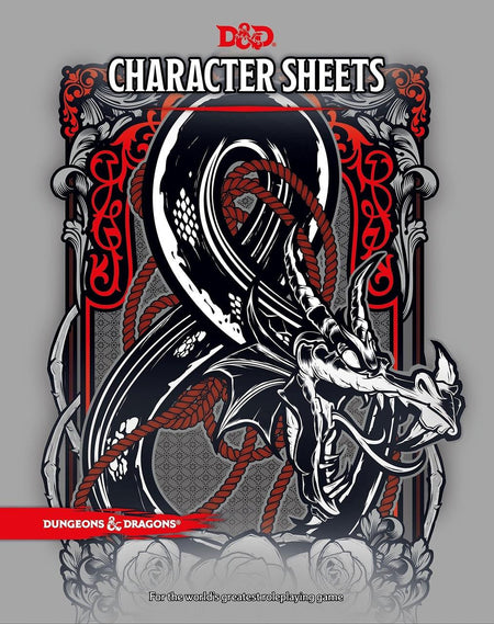 Wizards of the Coast DandD RPG Character Sheets