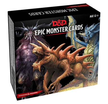 Wizards of the Coast D&D RPG: Monster Cards - Epic Monsters (77 cards) 
