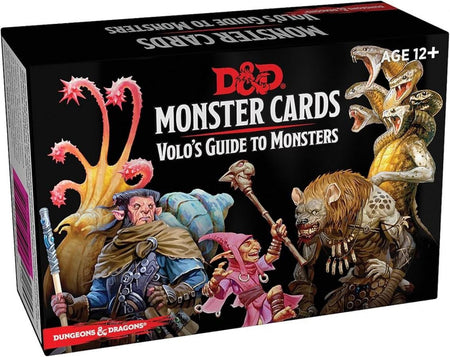 Wizards of the Coast D&D RPG: Monster Cards - Volo's Guide to Monsters (81 cards) 