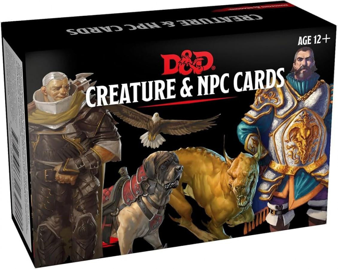 Wizards of the Coast D&D RPG: Spellbook Cards- Creatures & NPCs Deck (182 Cards) 