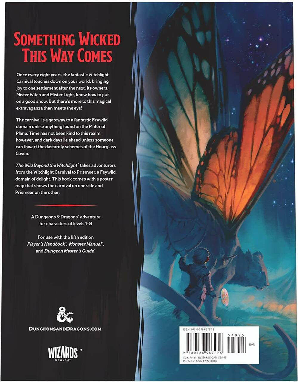 Wizards of the Coast DandD RPG The Wild Beyond the Witchlight - A Feywild Adventure