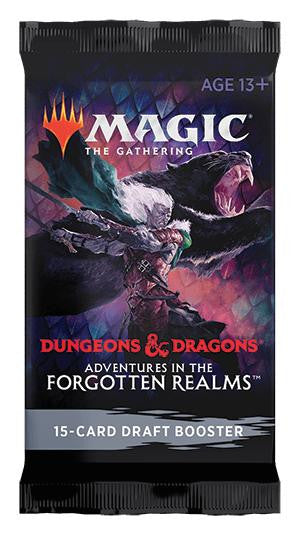 Wizards of the Coast Magic the Gathering CCG Adventure in the Forgotten Realms Draft Booster