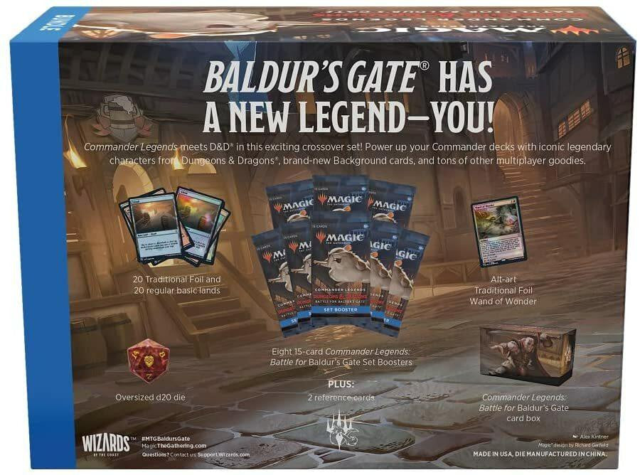 Wizards of the Coast Magic the Gathering CCG Commander Legends- Battle for Baldurs Gate Bundle